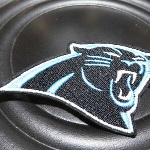 黒空 黒豹◆新品NFLカロライナ・パンサーズ  Carolina Panthers刺繍ワッペン◆アメリカ スポーツ◎アメフト アメリカンフットボールの画像3