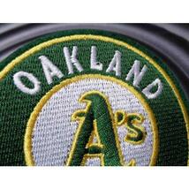 緑黄As■円型◆新品MLBオークランド・アスレチックス Oakland Athletics野球ベースボール刺繍ワッペン■メジャーリーグ◆アメリカ◆衣服DIY_画像9