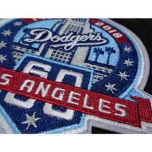 空球場60TH新品MLBロサンゼルス・ドジャース60周年記念 Los Angeles Dodgers 野球ベースボール刺繍ワッペン激渋USアメリカ◆メジャーリーグ_画像7