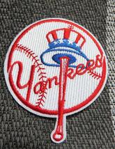 白赤NU帽子型◆激渋MLB ニューヨーク・ヤンキース New York Yankees野球ベースボール刺繍ワッペン激渋◎アメリカ スポーツ メジャーリーグ_画像2