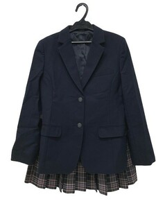 bw_1534 東京都 高校 冬服 ブレザー制服 上下セット 可愛い赤チェックプリーツスカート 女子制服