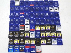 ★中古★SDカード まとめ売り 計76点 (Panasonic/SanDisk/Lexar/TOSHIBAなど)★【GM643】