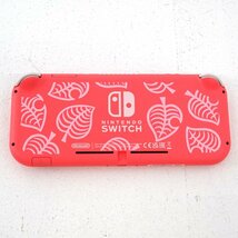 ★中古★Nintendo Switch Lite あつまれ どうぶつの森セット しずえアロハ柄 HDH-S-PBZGB (スイッチライト/任天堂/1円～)★【GM649】_画像3