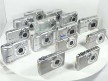 OLYMPUS CAMEDIA FE-220 4台, CAMEDIA FE-210 2台, CAMEDIA FE-200 2台,FE-190 1台,FE-180 3台,FE-150 2台 要修理 まとめて 14台 J-225_画像2