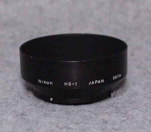 [is155] Nikon lens hood Nikon HS-1 50mm f1.4 LENS HOOD diameter 52mm