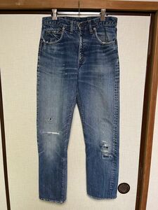 Levi's 505 bigE W30 W31 ダメージ リペア Vintage 希少 / 66 前期 後期 type 501