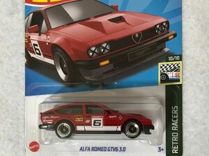 ホットウィール AlfaRomeo GTV6 3.0 赤 HotWheels アルファロメオ momo Agip brembo