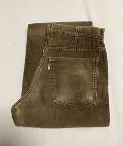 w33 684◎ 80s Levi’s リーバイス ベルボトム フレアー コーデュロイ パンツ 茶 ブーツカット ジーンズ ビンテージ 70s 517 646 USA製