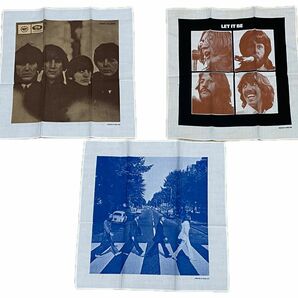 ビートルズハンカチ　3枚セット Beatles for Sale / Abbey Road / Let It Be