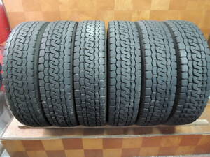 E122 205/80R17.5 LT ブリヂストン エコピア M812 6本 2023年製造