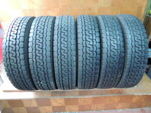 E168 205/80R17.5 LT ブリヂストン エコピアM812 6本 ミックス