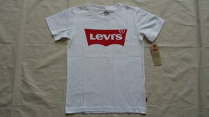 Levi's Boys Short Sleeve Graphic Tee 白 M , 140-152cm 半額以下 75%off リーバイス 子供用 半袖Tシャツ ハウスマーク レターパック