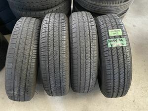 中古タイヤ195/80R15 BSデューラーH/T684Ⅱ 4本セット！ジムニーシエラJB74、NV350キャラバンワゴンなどに！