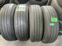 ハイエースなどに！中古タイヤ195/80R15 4本セット！BSエコピアR680 キャラバンにも！_画像1