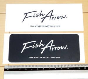 ◆◆未使用！Fish Arrow　フィッシュアロー　ステッカー　2枚◆◆（検索　フラッシュJ　ライザージャック　リブレ　コラボ　ハンドル）