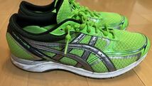 asics TARTHER ZEAL TS ターサー ジール TS ユーズド品 キャタピラン仕様の紐 26.5cm アシックス　ランニングシューズ TJR268_画像2