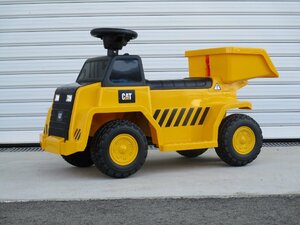 【訳あり未使用アウトレット品】 電動乗用玩具 CAT ダンプ トラック ダンプカー はたらく車 子供 乗れる おもちゃ 玩具 3才～8才 [H4]