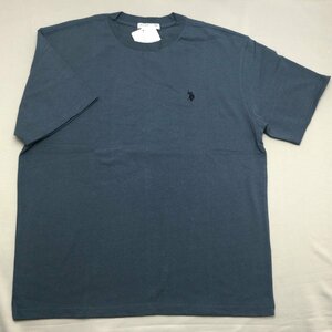 【送料無料】【新品】US.POLO.ASSN　メンズ半袖Tシャツ（コットン100％） 　LL　2L 　 ブルー＊グレー★22227