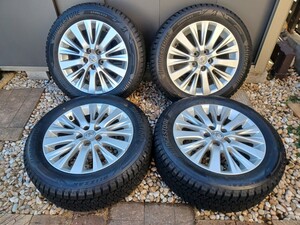 送料込 バリ山ブリザック235/55R18トヨタ純正アルミ