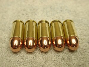 ○380ACPダミーカート5個・FMJ（安全加工済み）