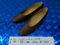 TINR3●〇　レディース　パンプス　靴　25ｃｍ　茶　ブラウン　　　　5-11/30（ま）_画像1