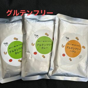 レトルトカレー ハヤシ グルテンフリーカレー200ｇグルテンフリー ハヤシ 180g レトルト食品 小麦粉不使用 アレルギー 3袋