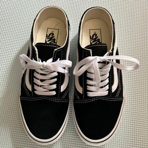 バンズ VANS ブラック 黒 スリッポン　24.5