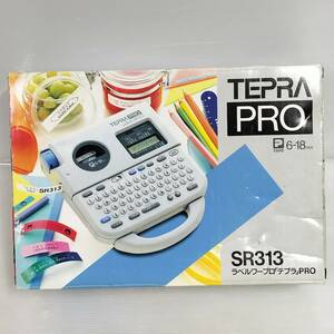 【未使用】KING JIM キングジム TEPRA PRO テプラプロ SR313 ラベルライター　通電のみ確認なのでジャンク品扱い