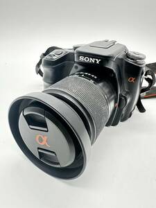T3084 ソニー SONY α100 MACRO 0.38m/1.3ft DT3.5-5.6/18-70 Kenko PRO1D 55mm デジタル一眼カメラ 通電のみ確認