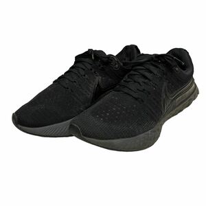 BC376 NIKE ナイキ React Infinity Run Flyknit 2 ランニングシューズ スニーカー US9.5 27.5cm ブラック