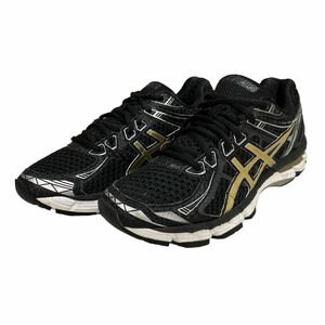 BC456 ASICS アシックス レディース ランニングシューズ スニーカー US7 24cm ブラック ゴールド