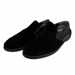 BC488 UNITED ARROWS United Arrows мужской туфли без застежки Loafer US10 28cm черный замша 