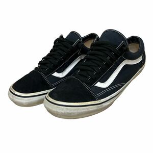 AL492 VANS OLD SKOOL バンズ オールドスクール メンズ スニーカー 40 約 25cm ブラック ホワイト キャンバス