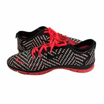 BC704 NIKE ナイキ FREE 5.0 TR FIT PRT フリーフィット629832-005 レディース スニーカー US7.5 24.5cm ブラック ホワイト_画像4