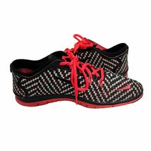 BC704 NIKE ナイキ FREE 5.0 TR FIT PRT フリーフィット629832-005 レディース スニーカー US7.5 24.5cm ブラック ホワイト_画像5