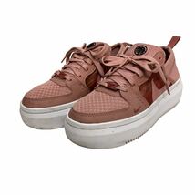 BC707 NIKE ナイキ Nike Court Vision Alta TXT レディース 厚底スニーカー US6 23cm Rust Pink ピンク_画像1