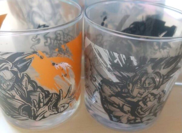 ドラゴンボール DRAGONBALL 一番くじ グラス ガラスコップ 2個セット グッズ コレクション