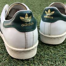 美品24 adidas SS80S アディダス スーパースター80s HW797_画像9