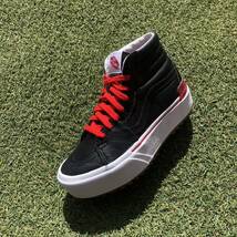 美品22.5 VANS SK8-HI STACKED WAFFLE LOVERSヴァンズ スケートハイ スタックド ワッフルラバー HW798_画像1