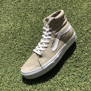 美品24.5 US企画! VANS SK8-HI ヴァンズ スケートハイ レザー HW802