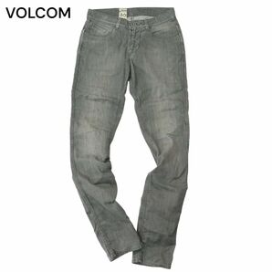 VOLCOM ボルコム 通年 USED加工★ スキニー デニム パンツ ジーンズ Sz.30 メンズ A4B00526_1#Rの画像1