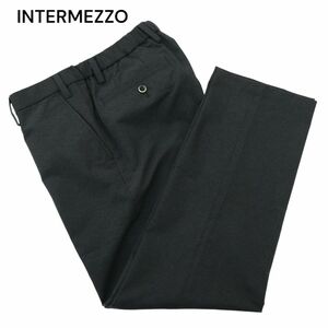 INTERMEZZO インターメッツォ レナウン 通年 ストレッチ★ ストレート スラックス パンツ Sz.78　メンズ グレー　A4B00397_1#R