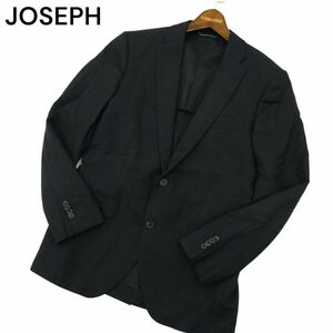 JOSEPH HOMME ジョセフ オム 通年 背抜き 絹 シルク混★ アンコン テーラード ジャケット Sz.44　メンズ ネイビー　A4T01162_2#O