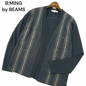 B:MING by BEAMS ビームス 通年 12G キューバ★ ニット カーディガン 羽織り Sz.M　メンズ　A4T01159_2#L