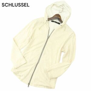 SCHLUSSEL シュリセル 通年 ダブルジップ★ フーディー パーカー Sz.3　メンズ　A4T01618_2#O