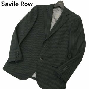 Savile Row サビルロウ 通年 Britania 英国製生地★ ストライプ テーラード ジャケット Sz.A4　メンズ　A4T01704_2#O