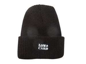 新品☆即決 LOWCARD MAGAZINE ローカード Long Shoreman Beanie ロゴ ビーニー ブラウン.antihero ourlife コンソリ hardluck driven