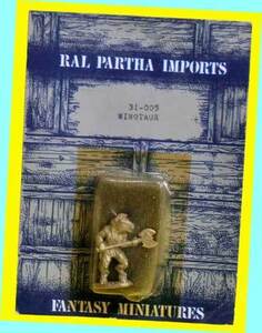 ▲最終品！★■#31-005 MINOTAUR★RAL PARTHA★31－Fantasy 25㍉ メタル人形★一次流通 新品未開封未使用 超貴重レア 美品◆◆★