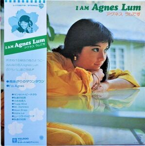 LP●I AM AGNES LUM：アグネス ラムです / アグネス ラム　　　(1977年）　　”雨上がりのダウン タウン　水着フォト