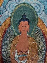 タンカ刺繍　薬師仏／曼荼羅　タンカ　仏教　チベット密教　チベット　仏教美術　チベット仏教　仏画_画像6